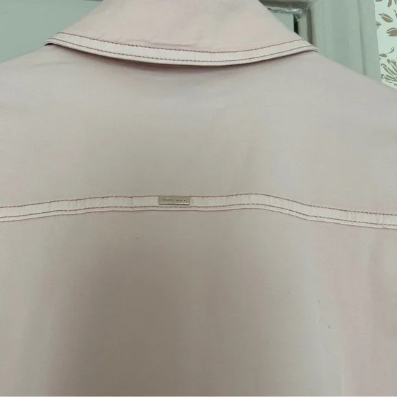 White House Black Market Pink Utility Romper – Size 8 - Picture 6 of 8